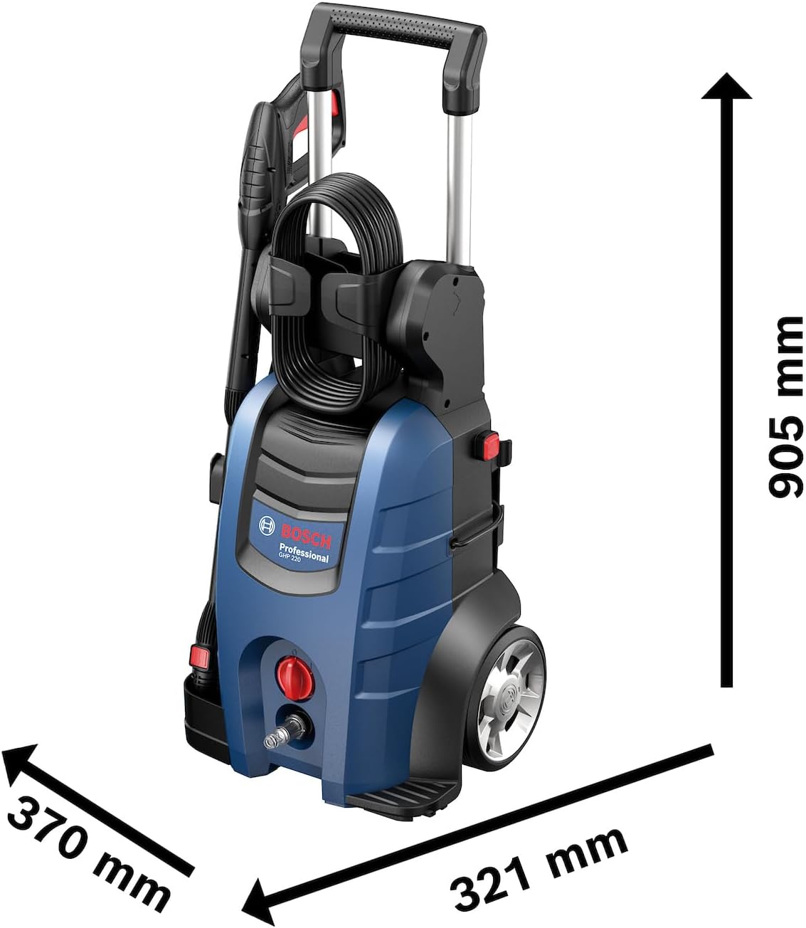 Bosch Hidrolavadora GHP 200 2000 PSI 127V con Manguera 6 MTS