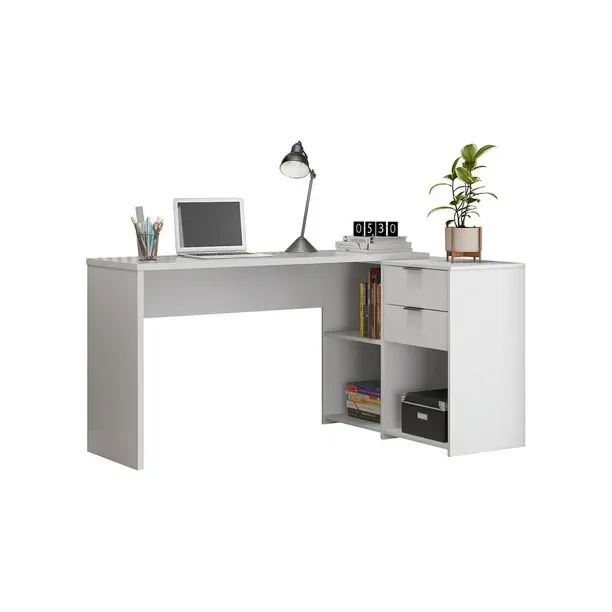 Escritorio Blanco Skal Living 2 Formas De Armado