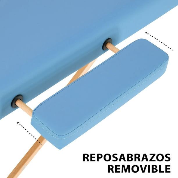Cama De Masaje Plegable Onof MILAN-04 Cuadrada C/ Accesorios Portátil