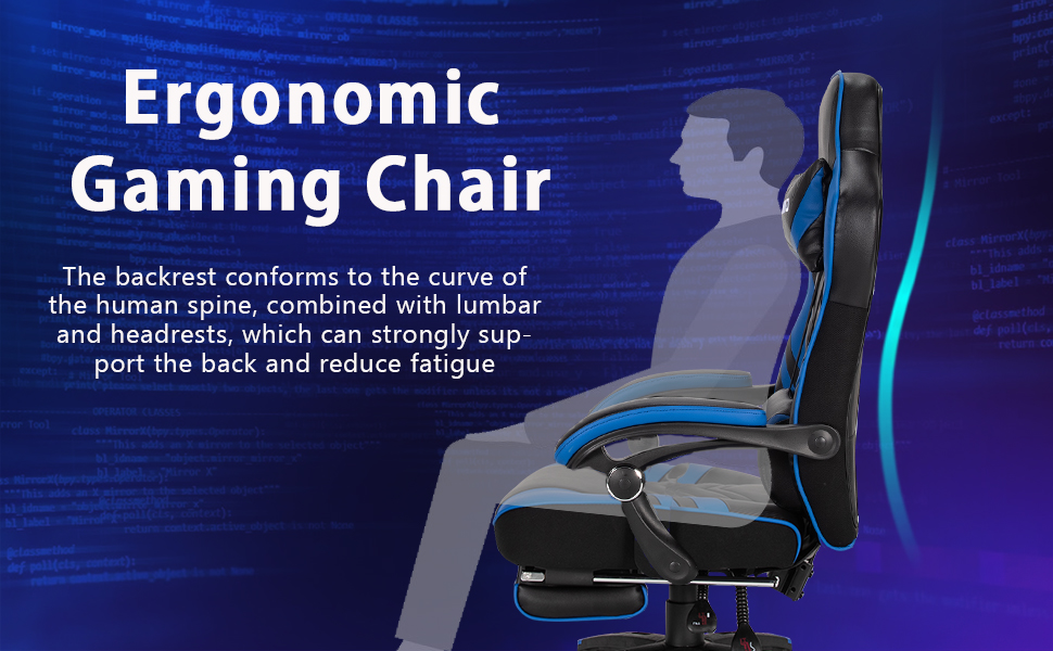 Silla ergon&oacute;mica para computadora de oficina