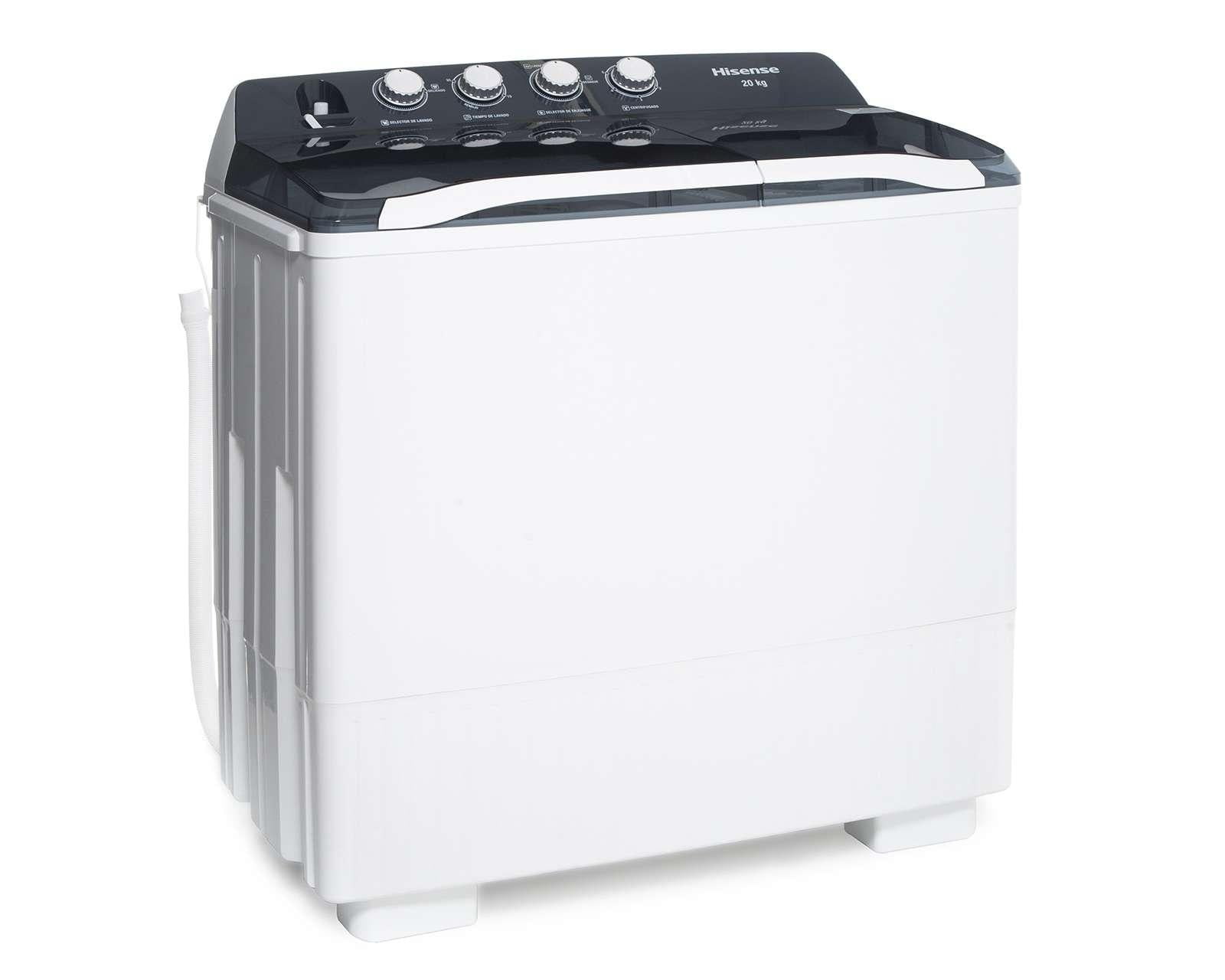 Lavadora Hisense Dos Tinas 20 kg Blanca Hisense WSA2001P
