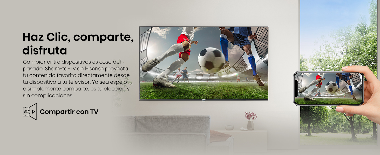 Compartir con TV