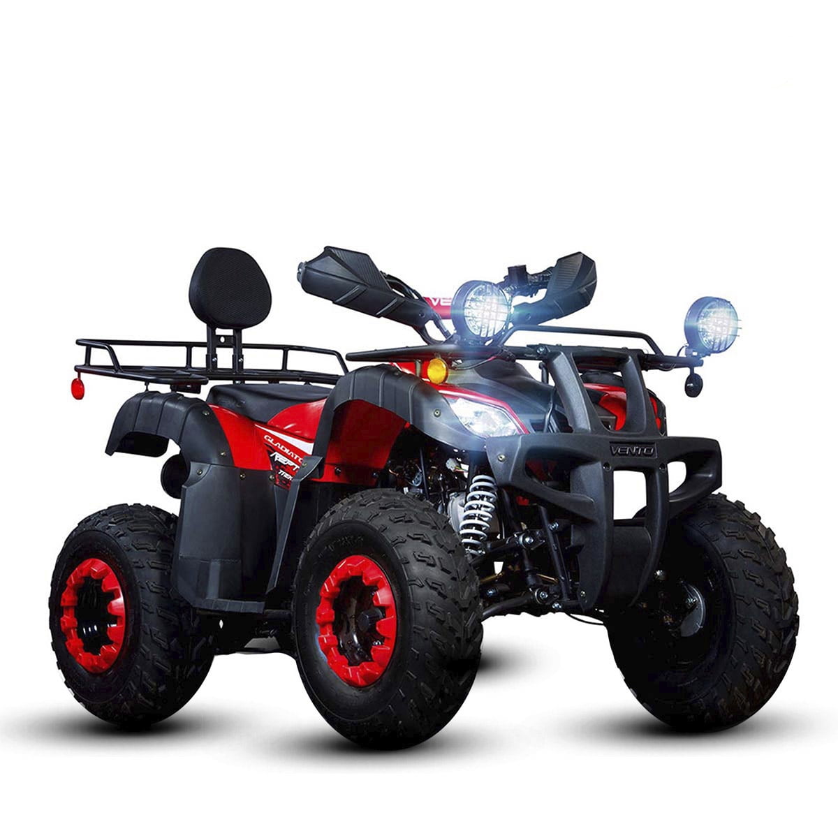 Motocicleta Vento Reptile Trek 200 Rojo 2025 Cuatrimoto