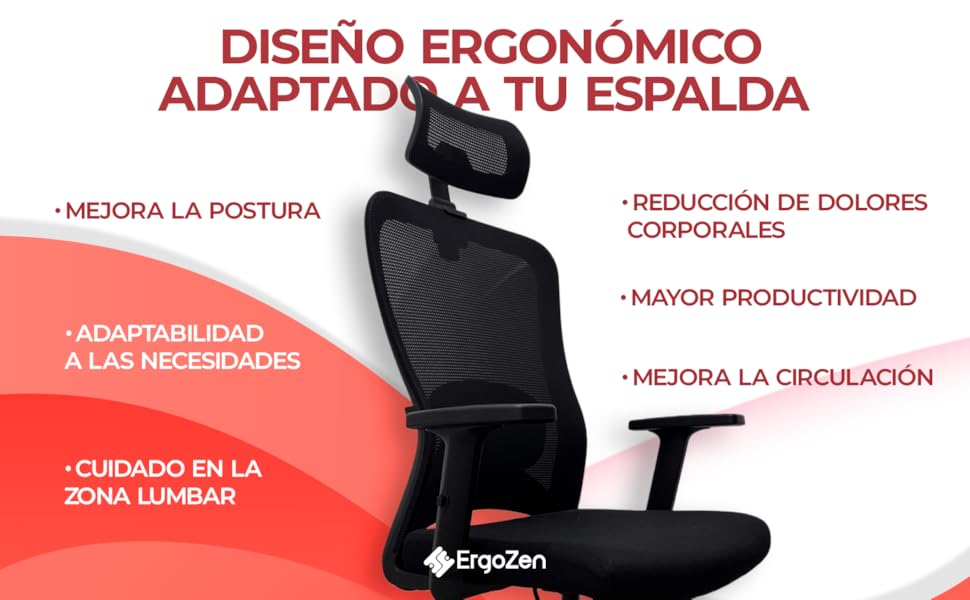 Silla ergonomica escritorio