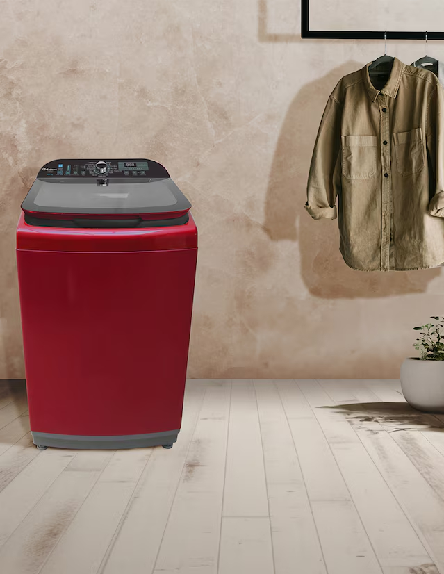 Lavadora 19 kg automática carga superior LWM-19IIR ROJA