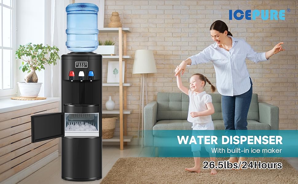 Dispensador de enfriador de agua 2 en 1