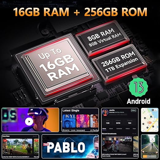 CUBOT Kingkong Power Celular Rugged Dual Sim 256 GB  512 GB Negro 8 GB Ram 10600mah Android 13