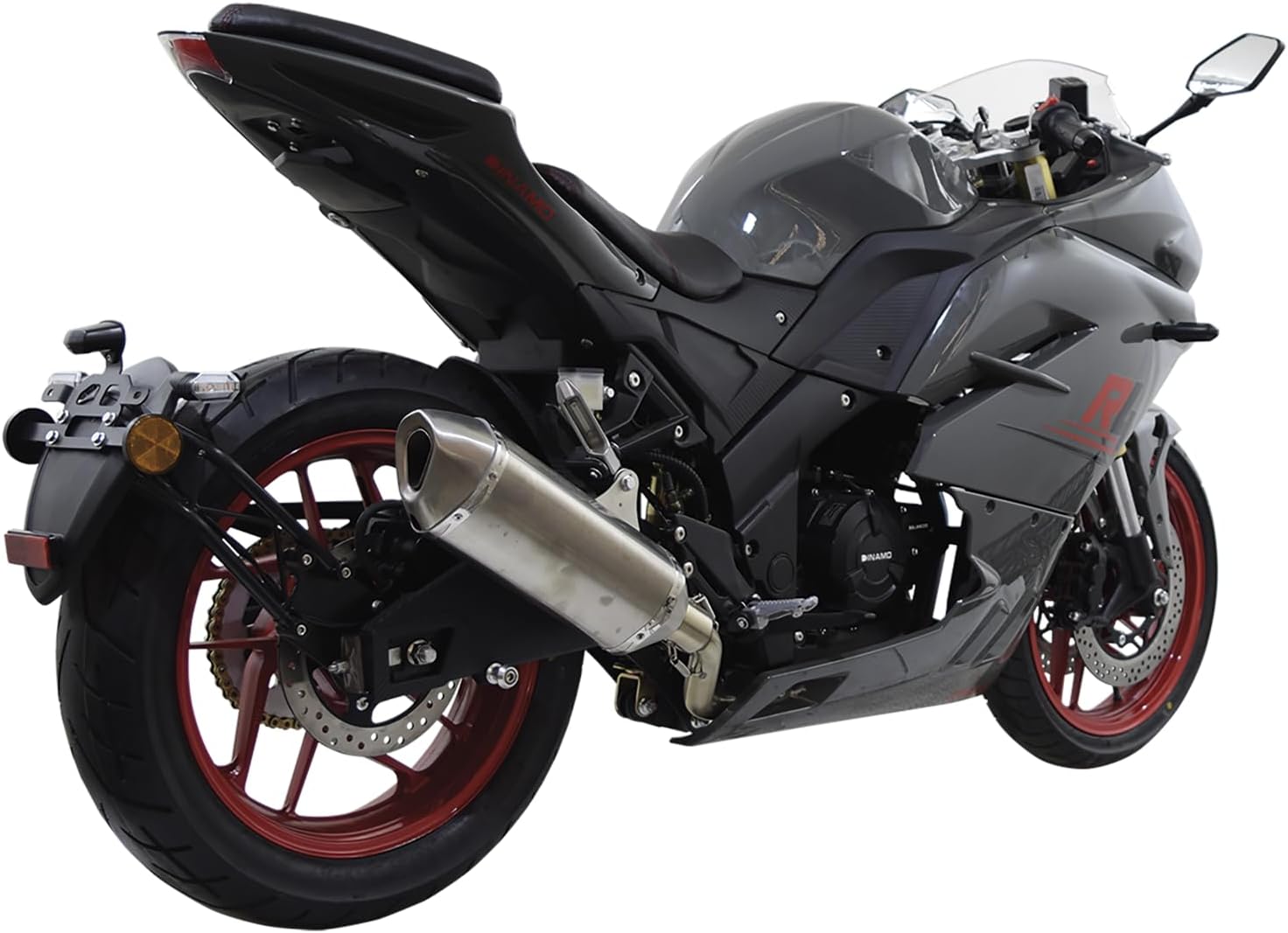 DINAMO Motocicleta Deportiva R4 Gris 2024