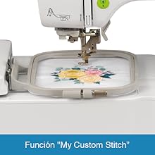 BROTHER,Máquina de Bordar y Coser NV970L,Wifi,Costura,Diseños,Pantalla LCD,Portátil,Emprendedores