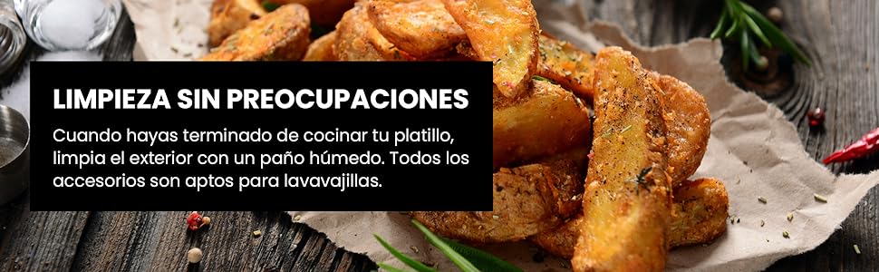 Chefman, freidora de aire, air fryer, comida saludable facil de cocinar con menos aceite