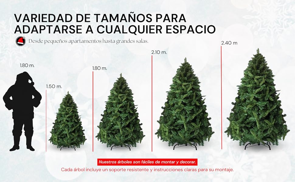 Tamños de árbol
