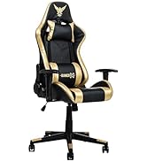 GAMER-X- Silla Gamer Silla Ergonomica Escritorio - Silla ejecutiva de Oficina - Sillas Gaming erg...
