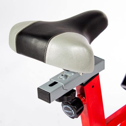 UrbanFit Pro - Bicicleta para Spinning, Estática - Disco de 7 kg - Monitor Electrónico, 6 Funciones - Bici Fija, Ajustable - Cardio en Casa - Varios Colores