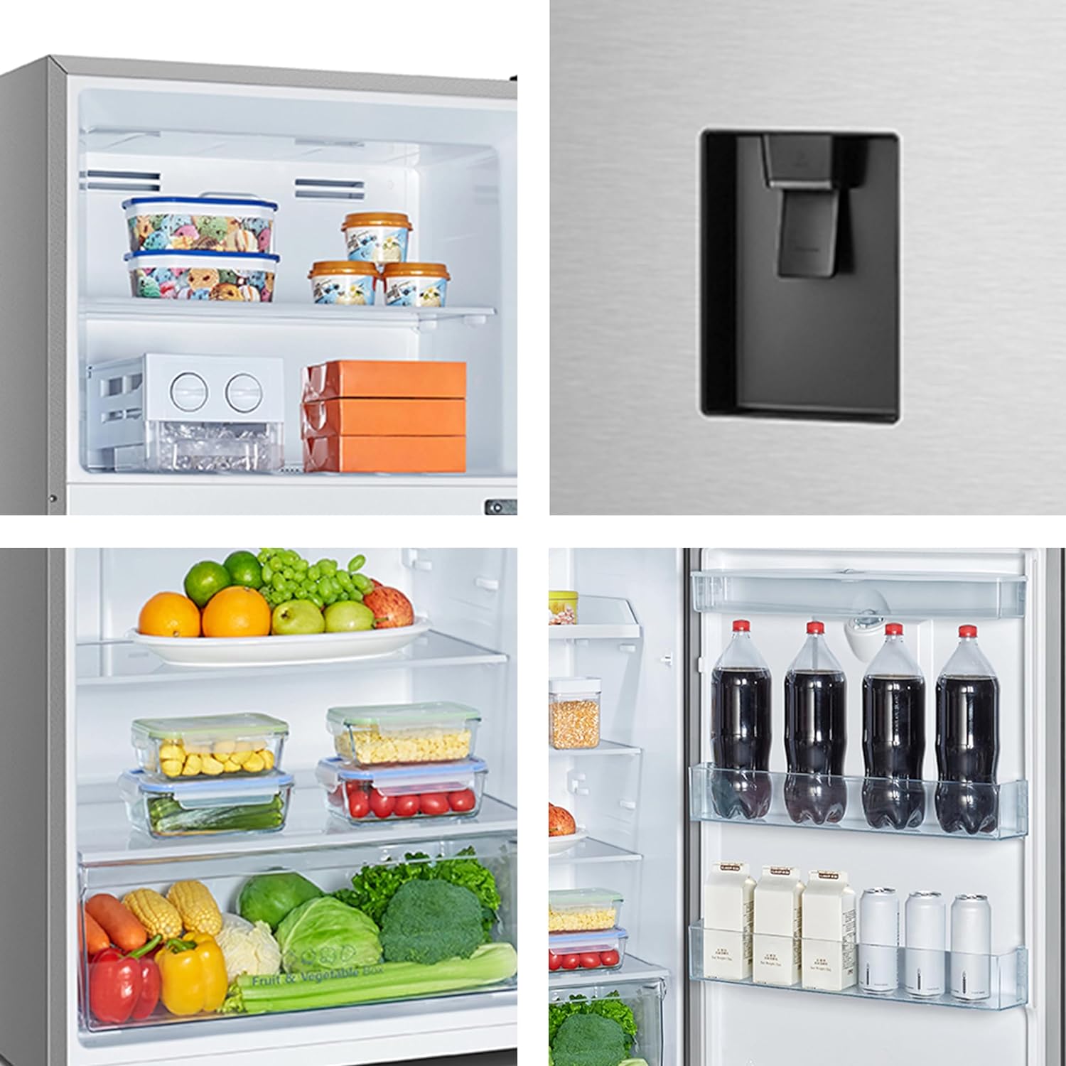 Refrigerador Top Mount Hisense 9 Pies Cúbicos Tecnología No Frost RT90N6WKX2