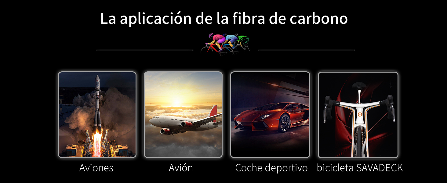 Aplicaciones de fibra de carbono