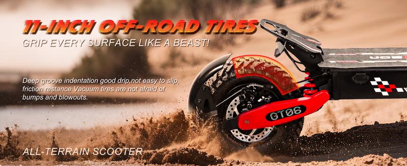 Electric scooter, 40 miles of range, 28 miles per hour, 1200W maximum motor, 11-inch pneumatic tires, LED screen design, double suspension, maximum load capacity 330 pounds, adult commuting electric scooter