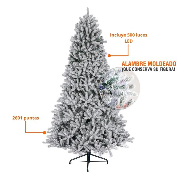 ÁRBOL NAVIDEÑO FRASER 2.28 M