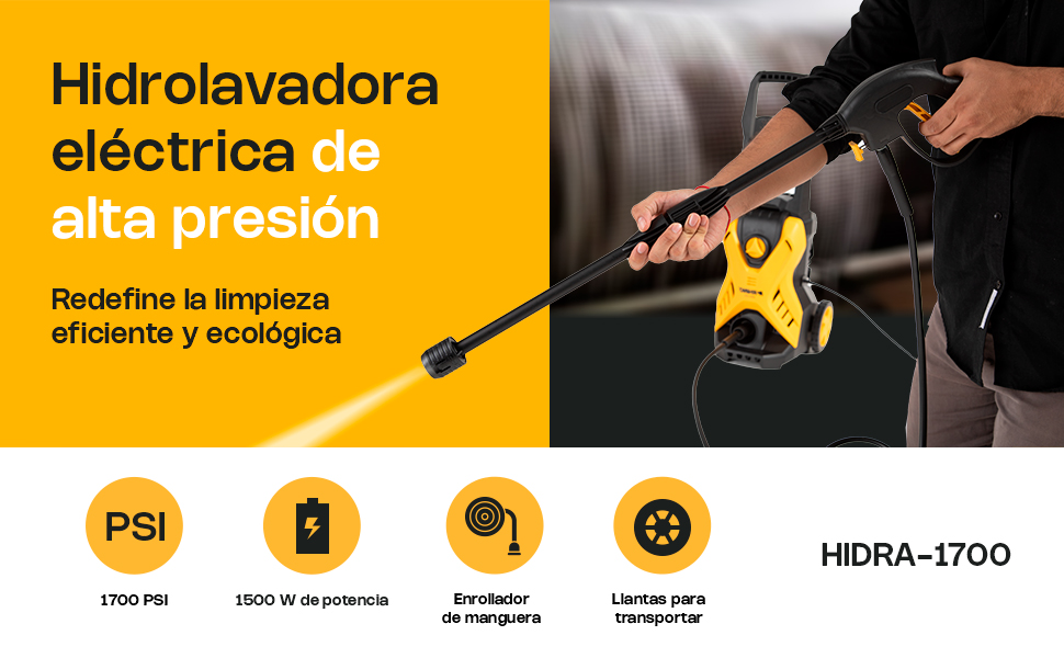 hidrolavadora jard&iacute;n limpieza coches