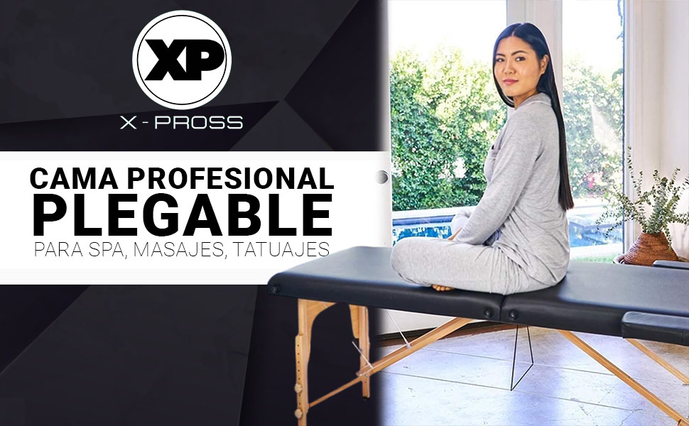 X-PROSS Cama Profesional para Tatuajes Plegable