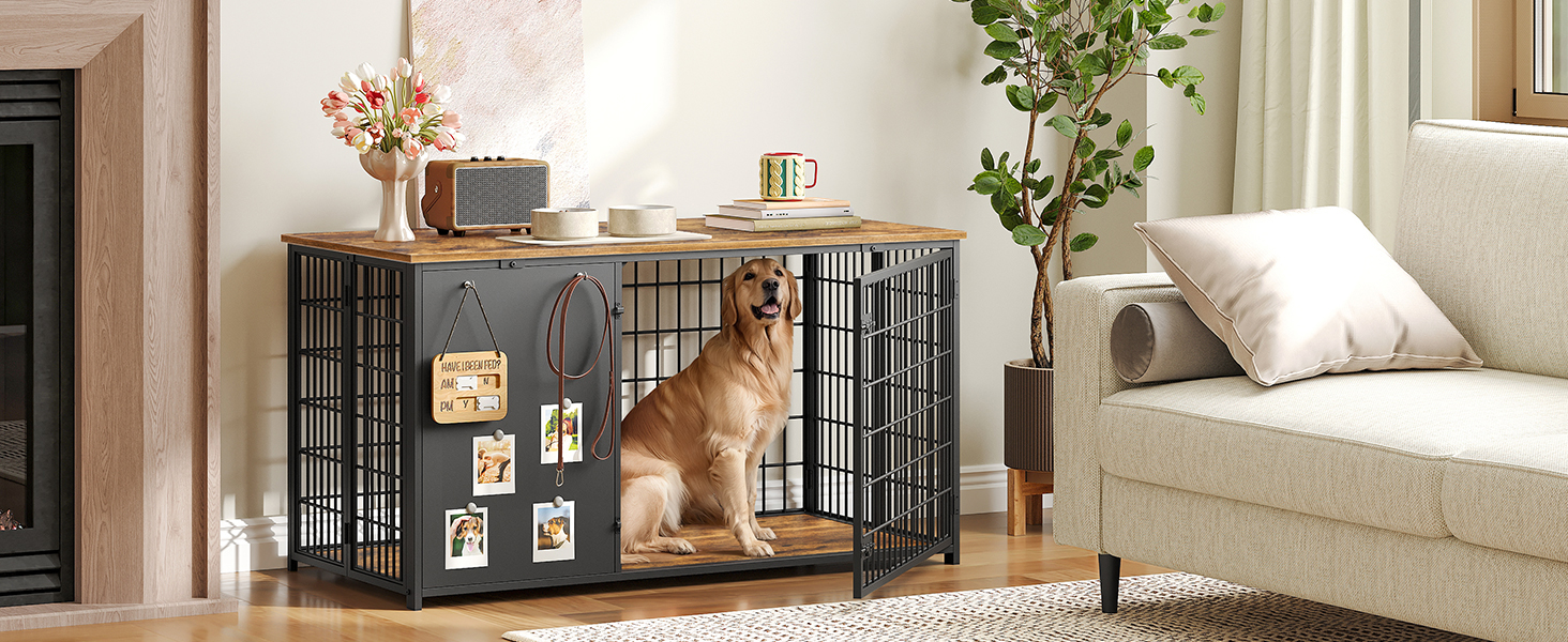 SIMPLE HOGAR 90CM Jaula para Perro,Plegable Jaula para Perro Mediano