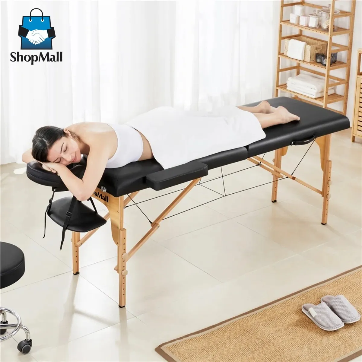 Camilla portátil spa de madera ShopMall Cama 011