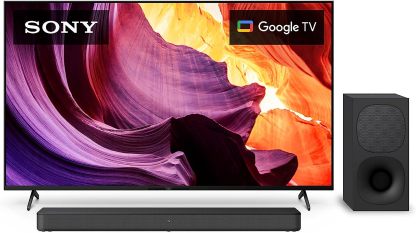 Sony Pantalla X80K 43 Pulgadas KD-43X80K 4K UHD LED Smart Google TV Modelo 2022