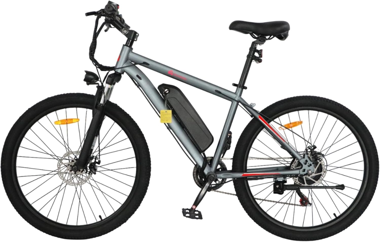 Bluelander Bicicleta Eléctrica para Adultos, Bicicleta Electrica Rodada 26, Velocidad Máxima de 32 km/h, 7 Velocidades, Potencia del Motor de 36 V/350 W, Pantalla, Frenos de Disco