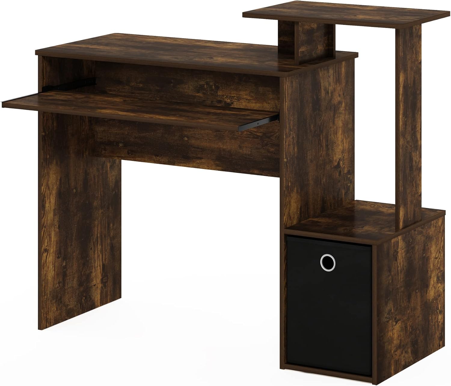 Furinno Econ - computadora Multiusos para computadora de Oficina en casa, Color Gris Roble francés