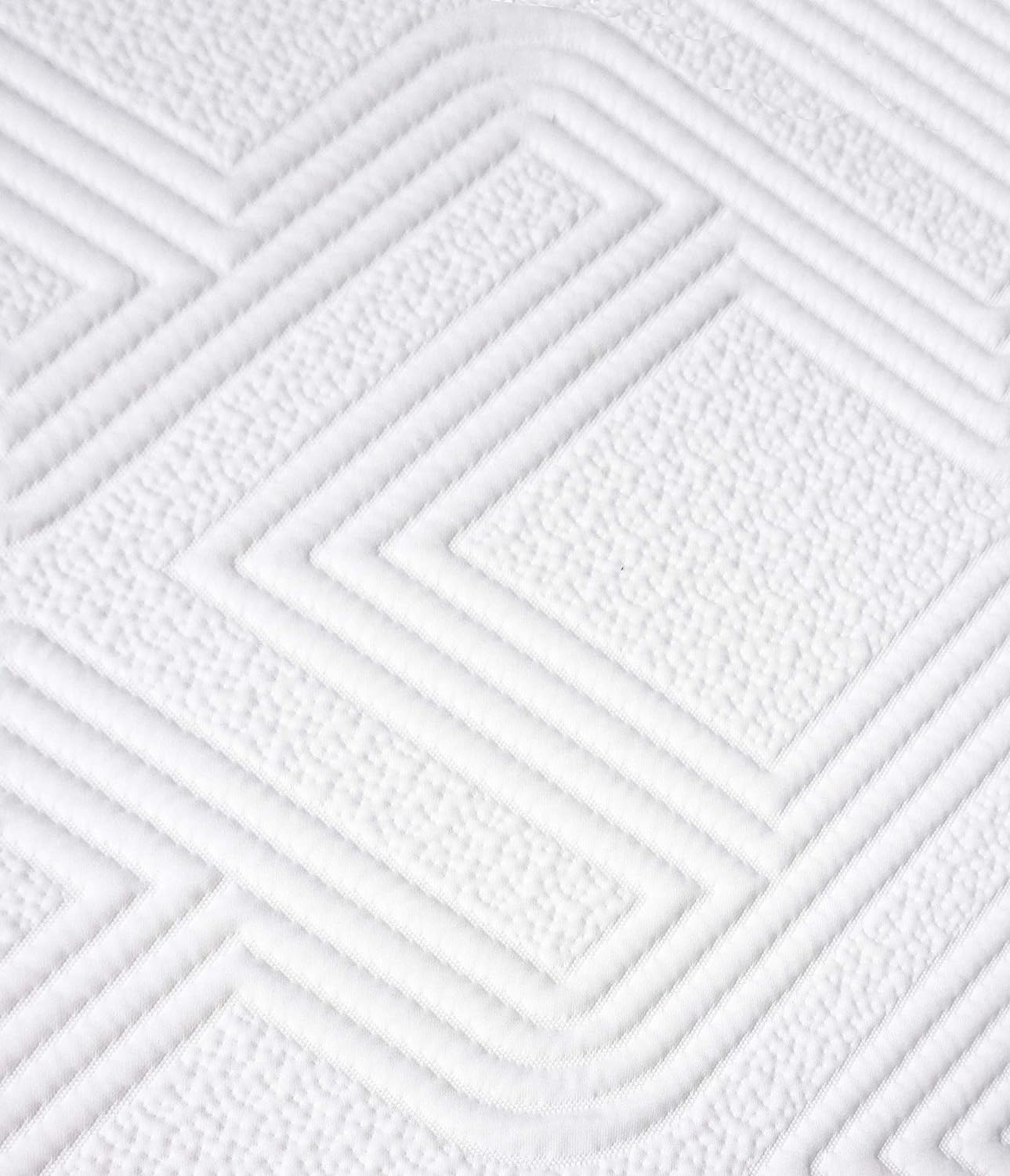 uDream Colchón King Size Memory Foam KOOL Antialérgico, Anti-ácaros, Dispersión de Movimiento, Soporte Ergonómico, Firmeza Media, Materiales de Alta Calidad, 85kg por Usuario.