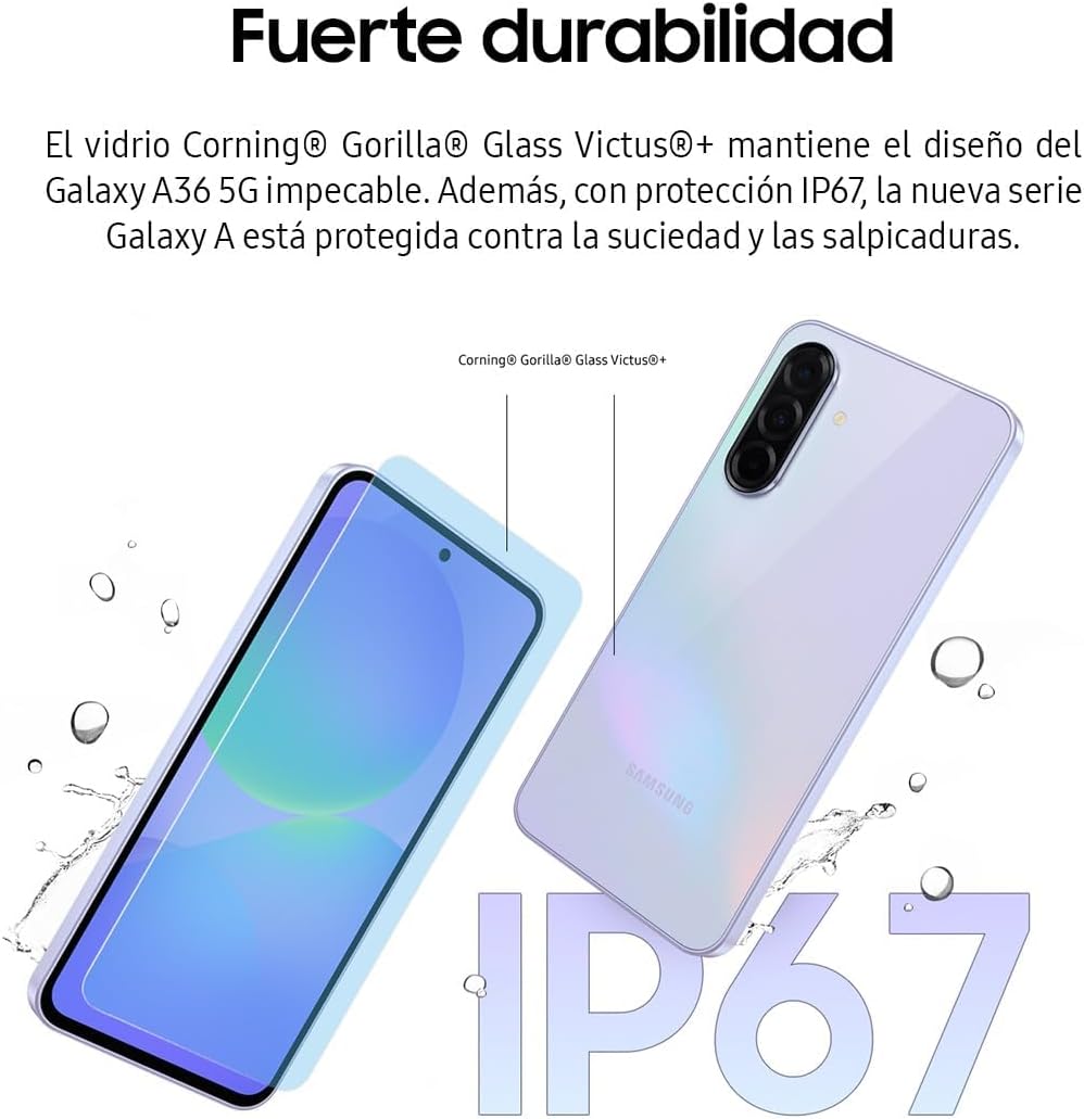 SAMSUNG Celular Galaxy A36 5G Violeta 128GB