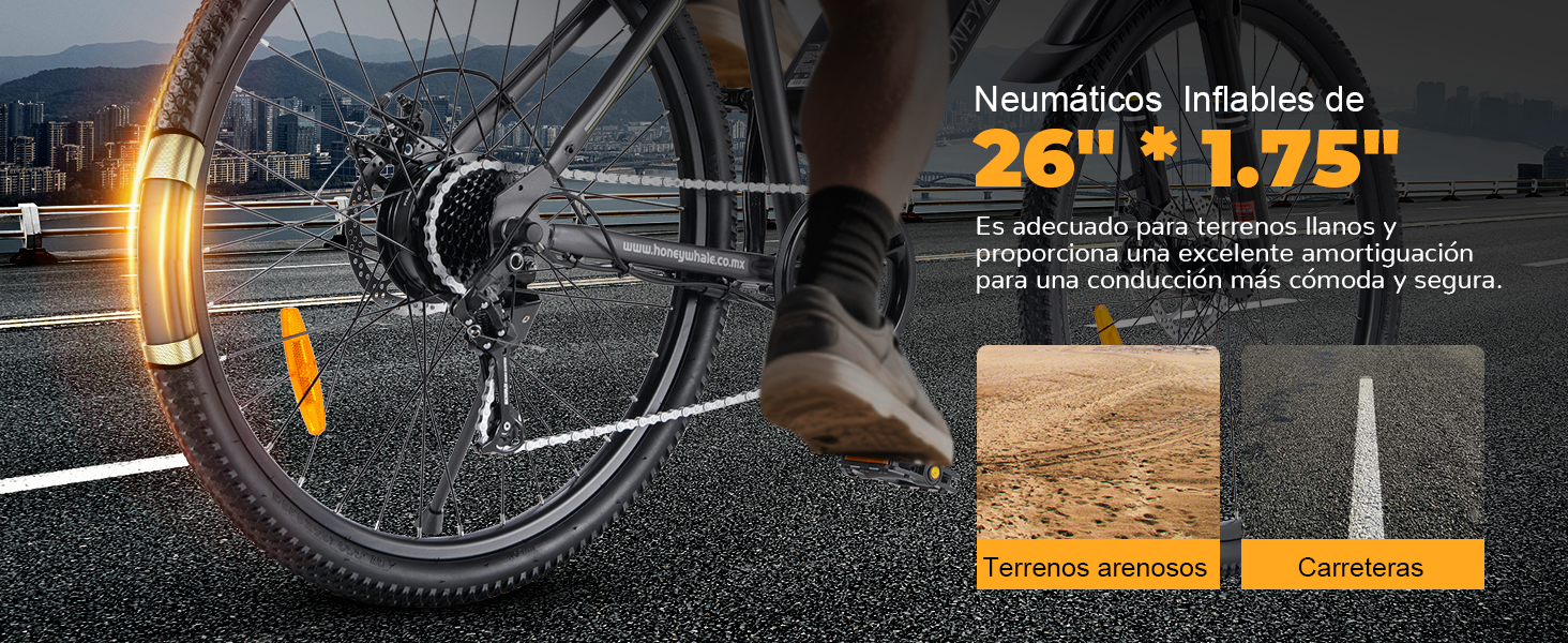 HONEYWHALE S8 Bicicleta El&eacute;ctrica para Adultos