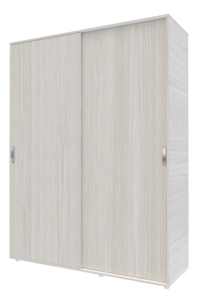 Armario Puertas Corredizas Berlín 150cm Color Niebla Blanco