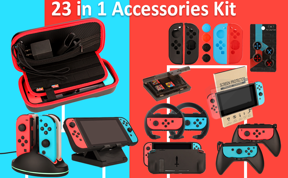 Paquete de accesorios para Nintendo Switch