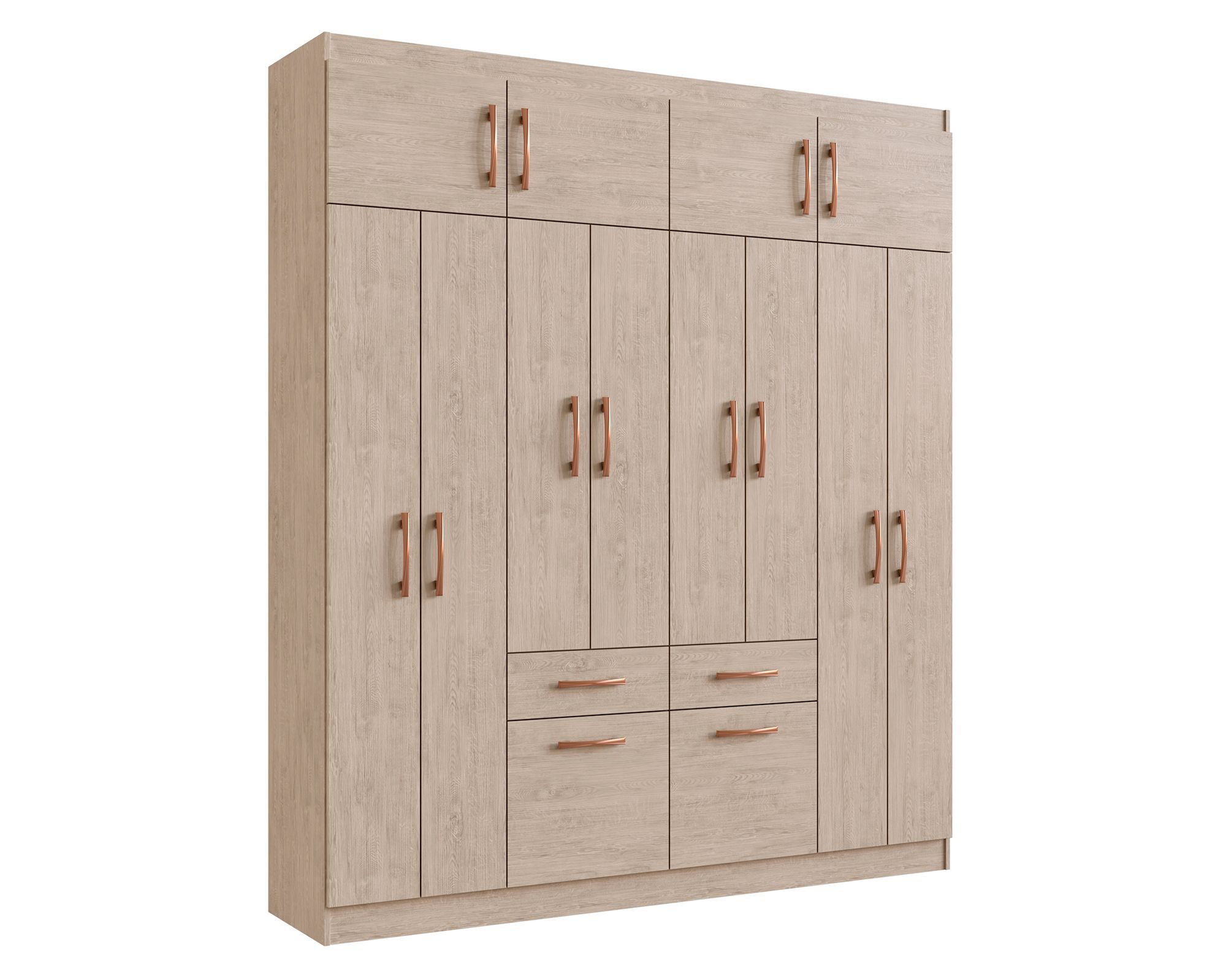 Clóset 12 puertas 2 cajones 2 zapateros 58812 arena