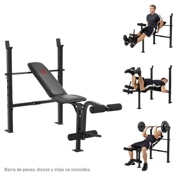 Banco de Ejercicio Marcy con Estante de Pesas