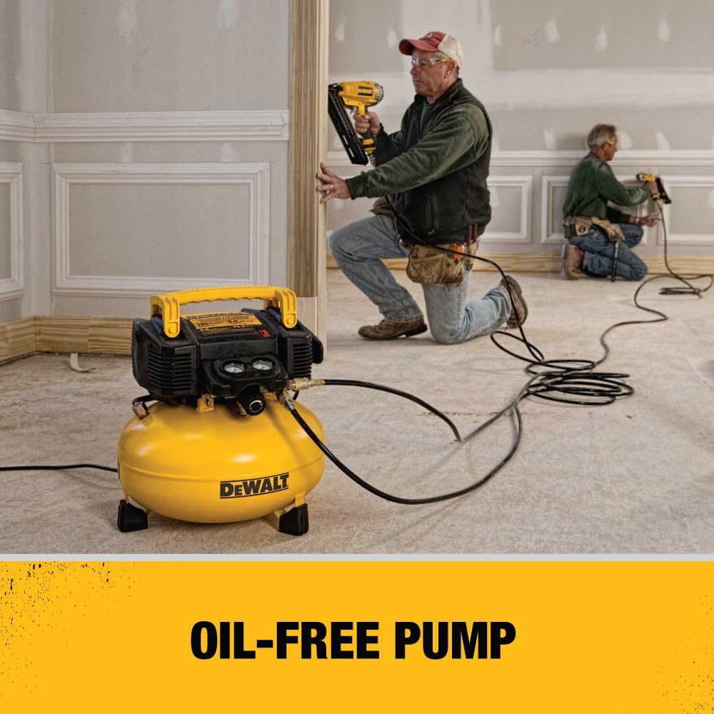 DEWALT Compresor eléctrico de Trabajo Pesado Circular de 6.0 Galones 165 PSI DWFP55126—tornillos universales