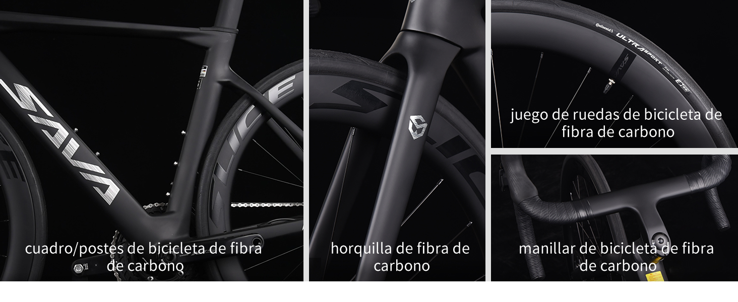 Piezas de carbono