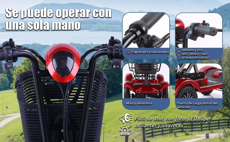 Se puede operar con una mano