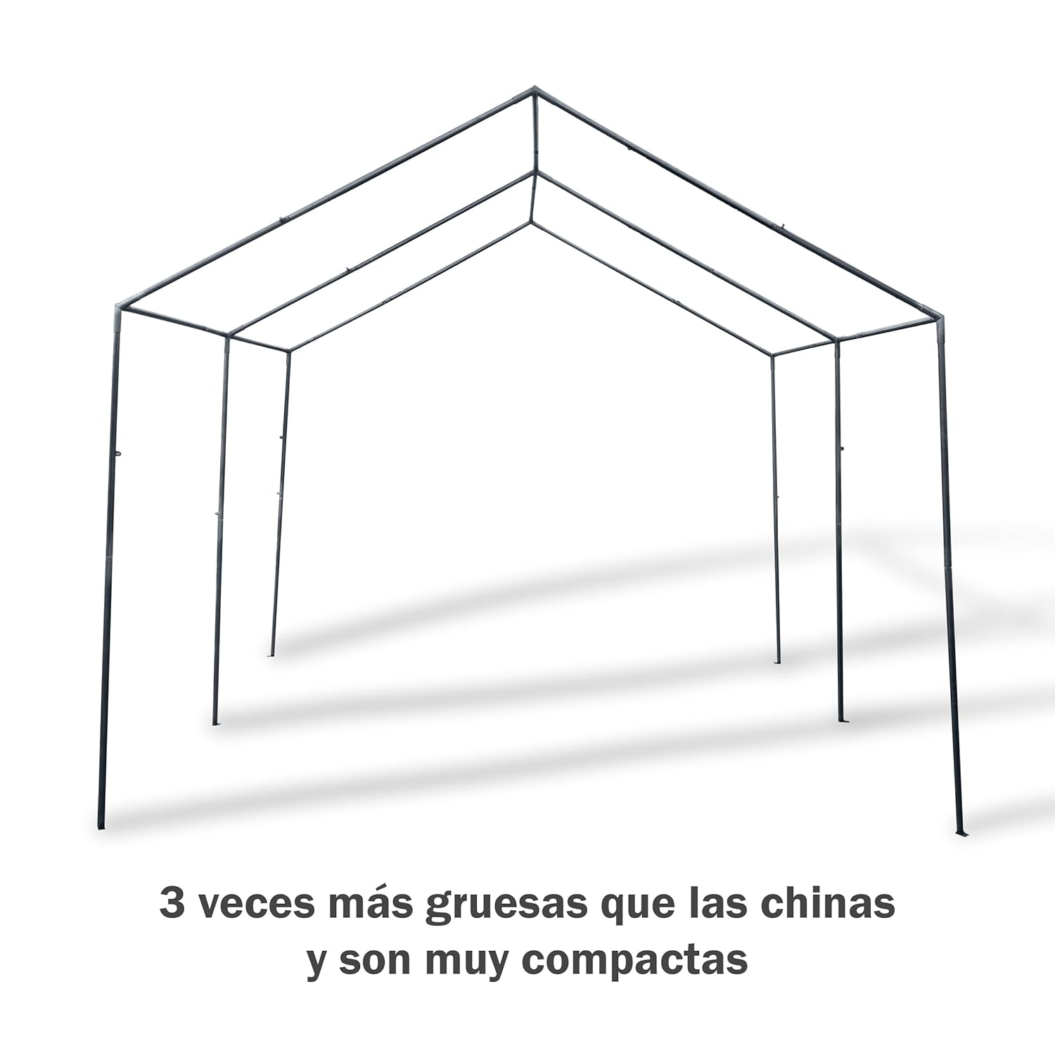 Carpa 3x6 Ultra Reforzada Tubo Galvanizado 38mm Uso Rudo (Con Lona)