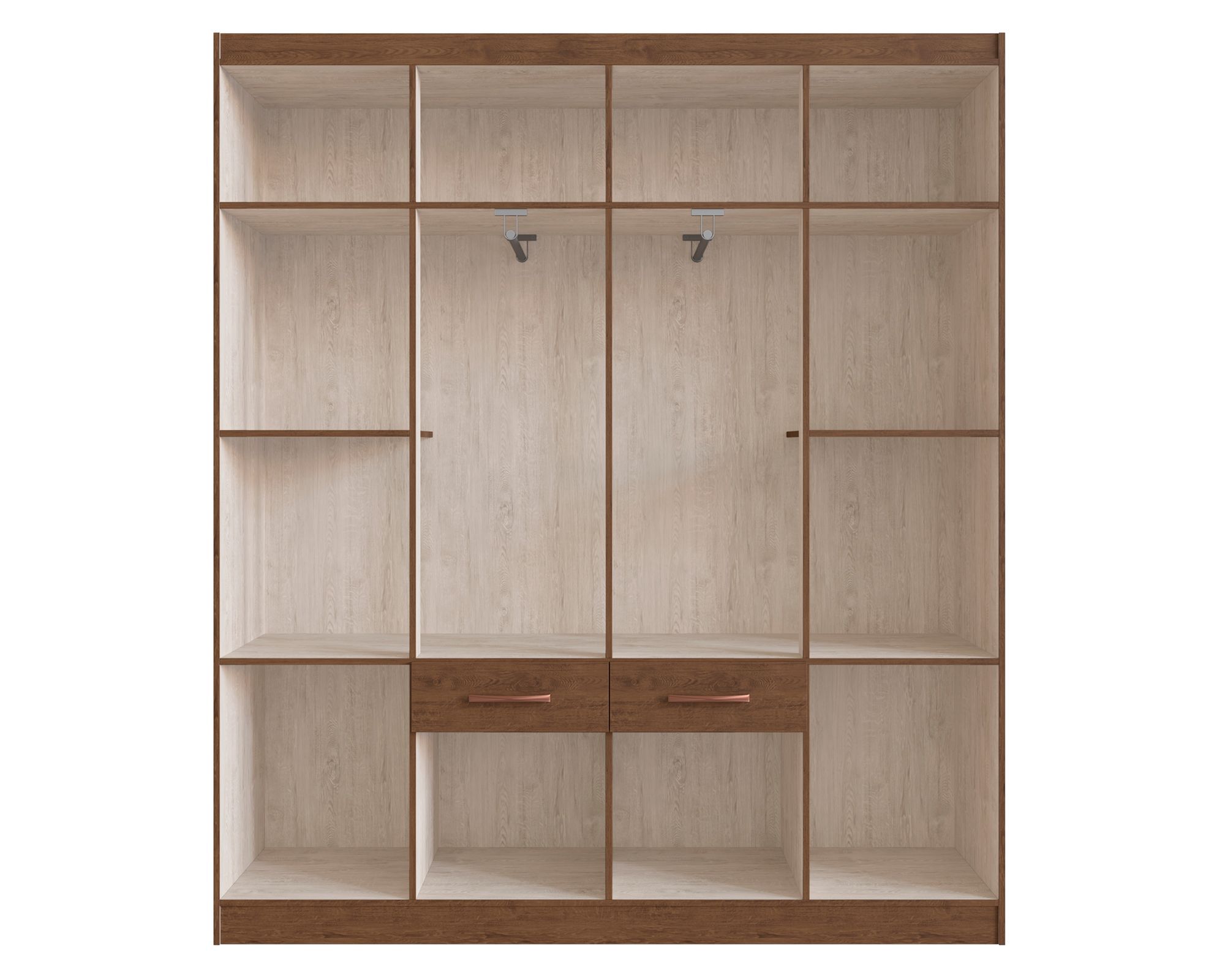 Clóset 12 puertas 2 cajones 2 zapateros 58812 arena