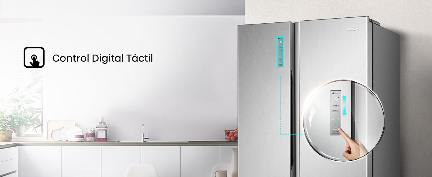 Control digital t&aacute;ctil