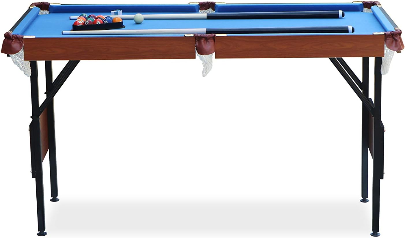 RACK Crux - Mesa de billar/billar plegable de 55 pulgadas, entretenimiento portátil y ahorra espacio