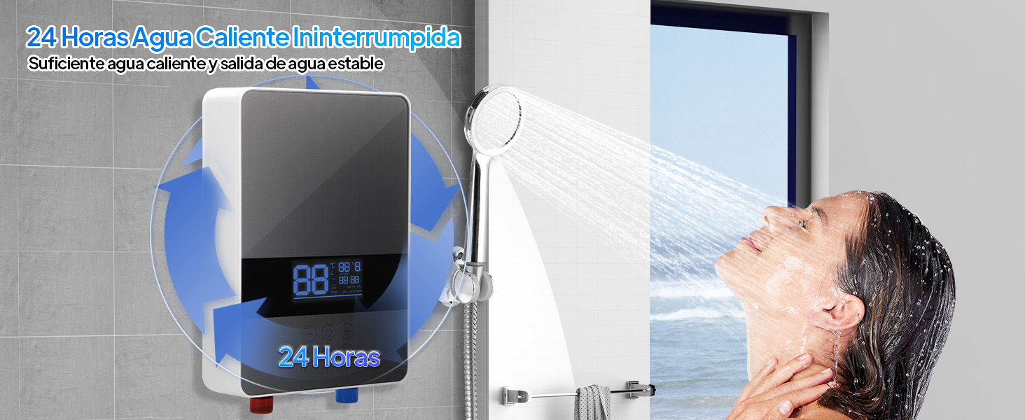24 Horas Agua Caliente Ininterrumpida
