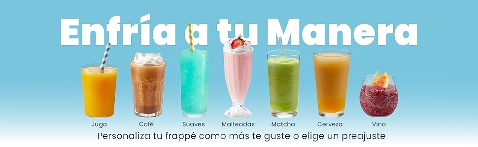 Chefman Slushie, raspados, sabor, calor, slushee, 