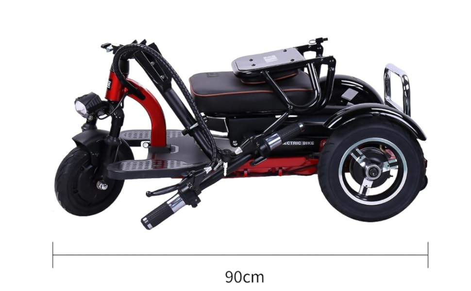 Tamaño del embalaje: 89 x 55 x 39 cm Tamaño del vehículo: 94 x 53 x 83 cm Dimensiones totales