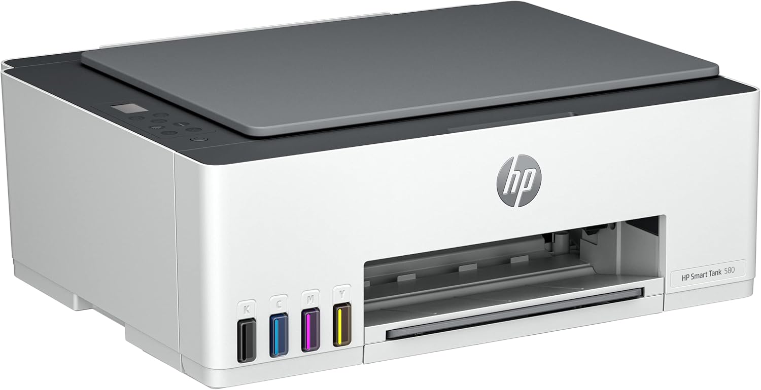 HP Impresora Multifuncional Smart Tank 585, Tinta Continua, Color, Wi-Fi, Dúplex (Doble Cara) Manual, Impresión Desde Smart App, hasta 2 años de Garantía* (1F3Y4A)