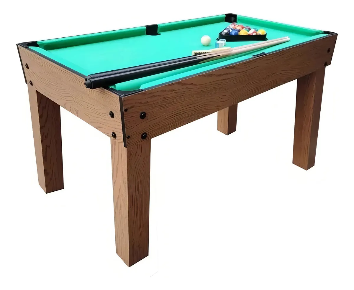 Mesa Multijuegos 3 En 1 Billar Futbolito Ping Pong Works