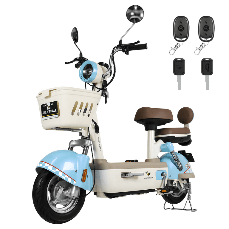 Motobici Eléctrica Honey Whale U4S Azul