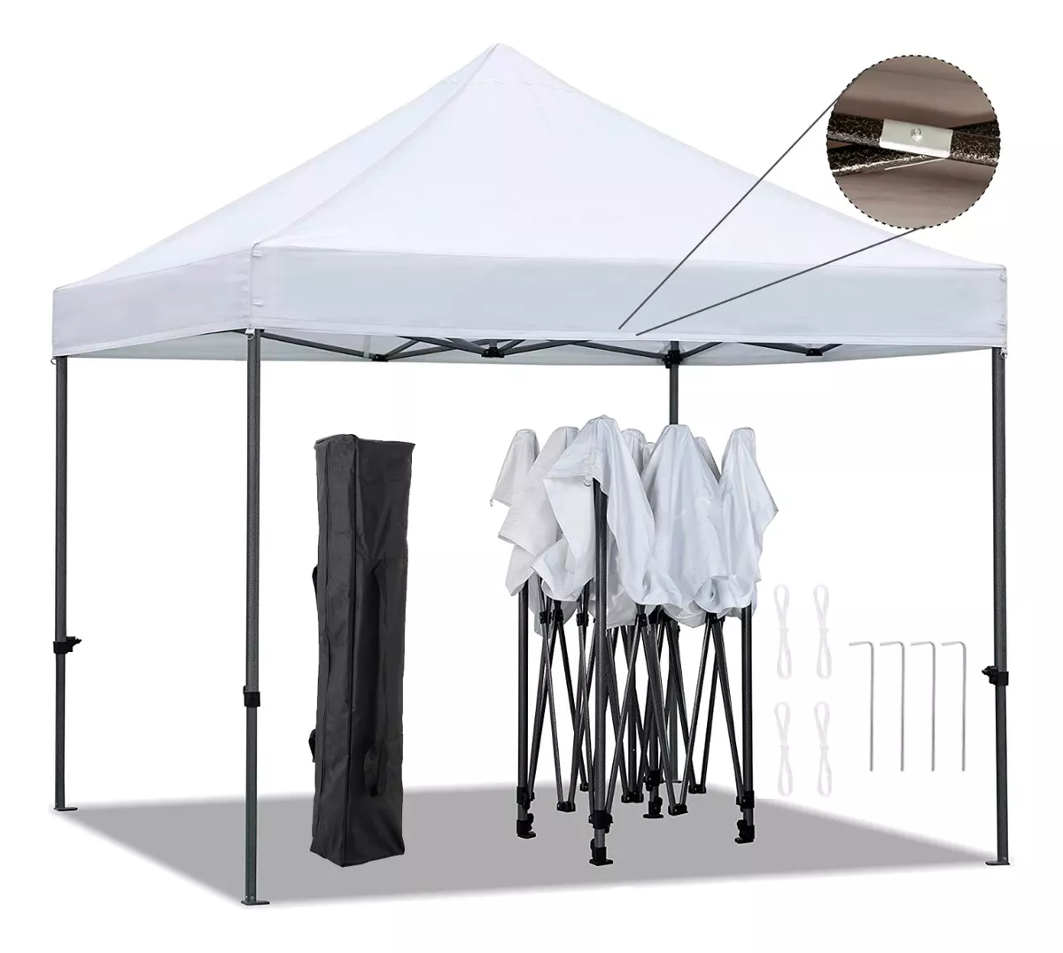 Carpa Toldo Plegable 3x3 Impermeable Reforzado Uso Rudo