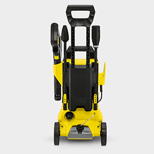 La lavadora a presión Kärcher K 3 Power Control cuenta con almacenamiento de accesorios a bordo